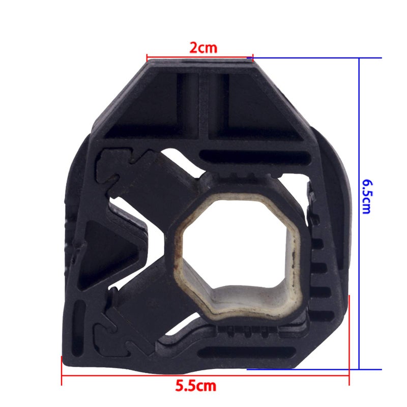 runmade Upper & Lower Radiator Support Mount Rubber Set Compatible with VW Passat Jetta Golf GTI Tiguan Beelte Audi TT A3 - Image 3